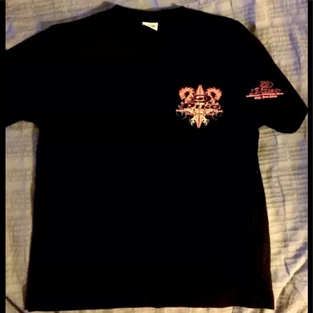 PIKO Hawaiian Surfer Tiki Tshirt Men's sz M Longboard Wear Alpha Hawaii NEW